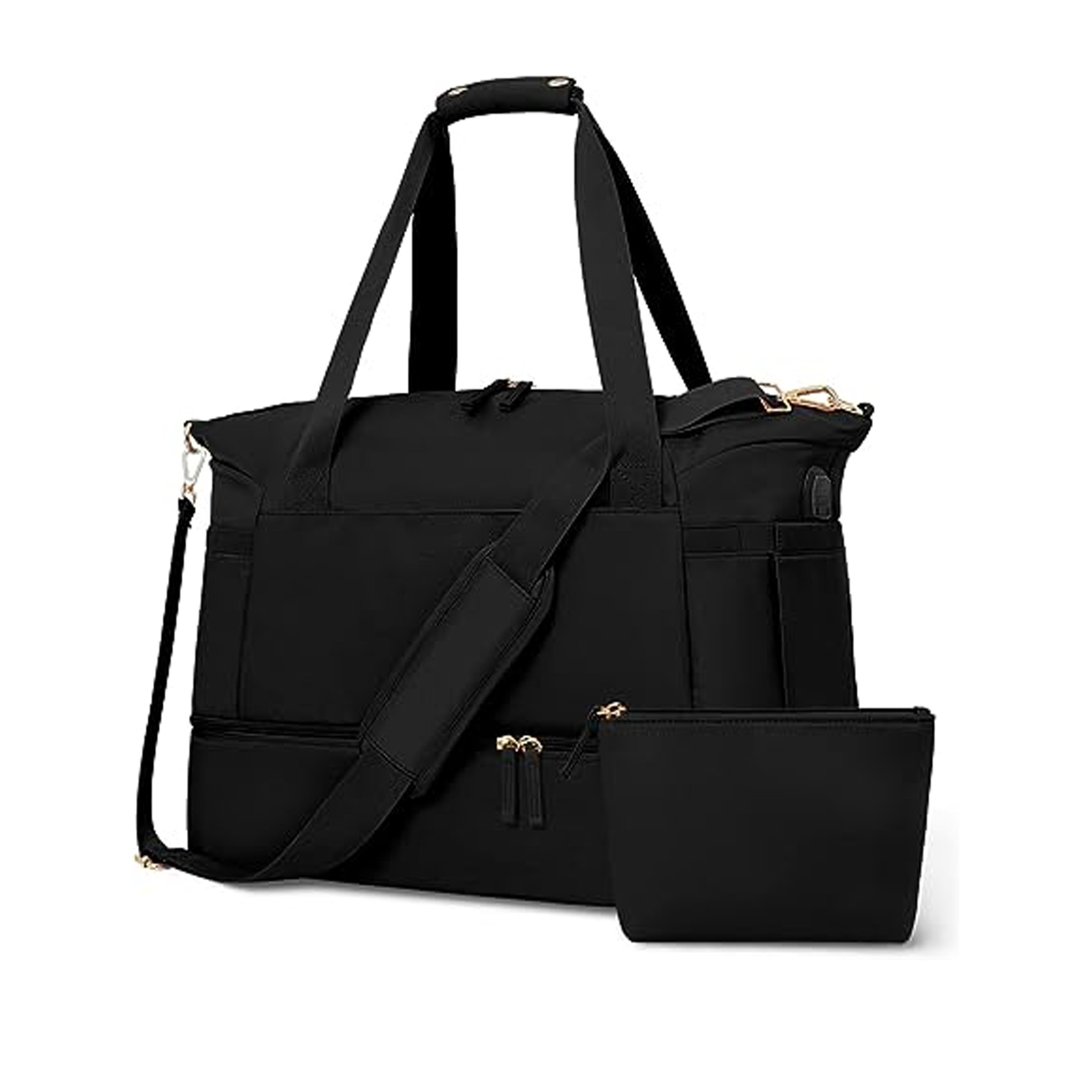 Sports Travel Duffel Bag With USB Charging Port 2