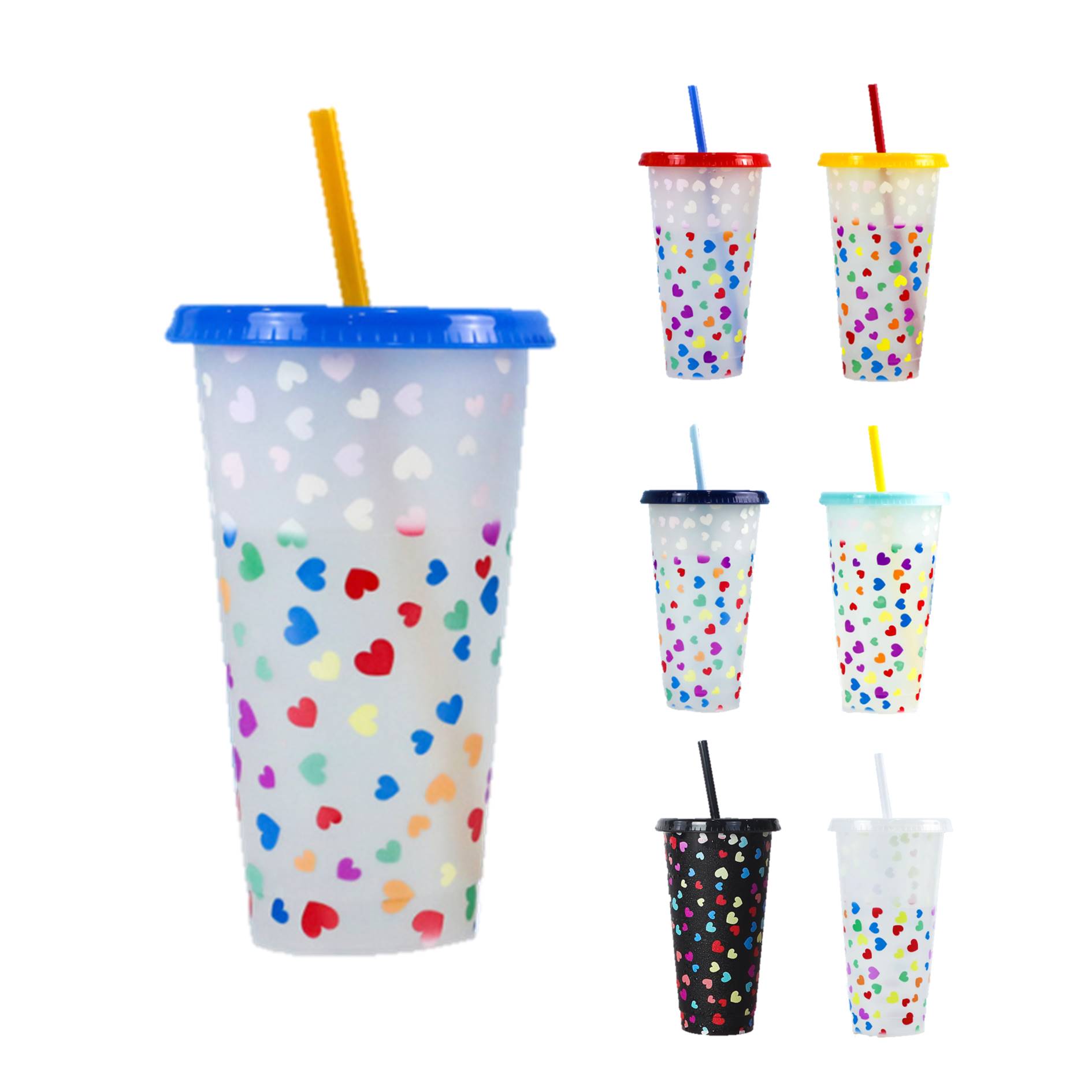 27 Oz. Color Changing Cups w/Straw 4