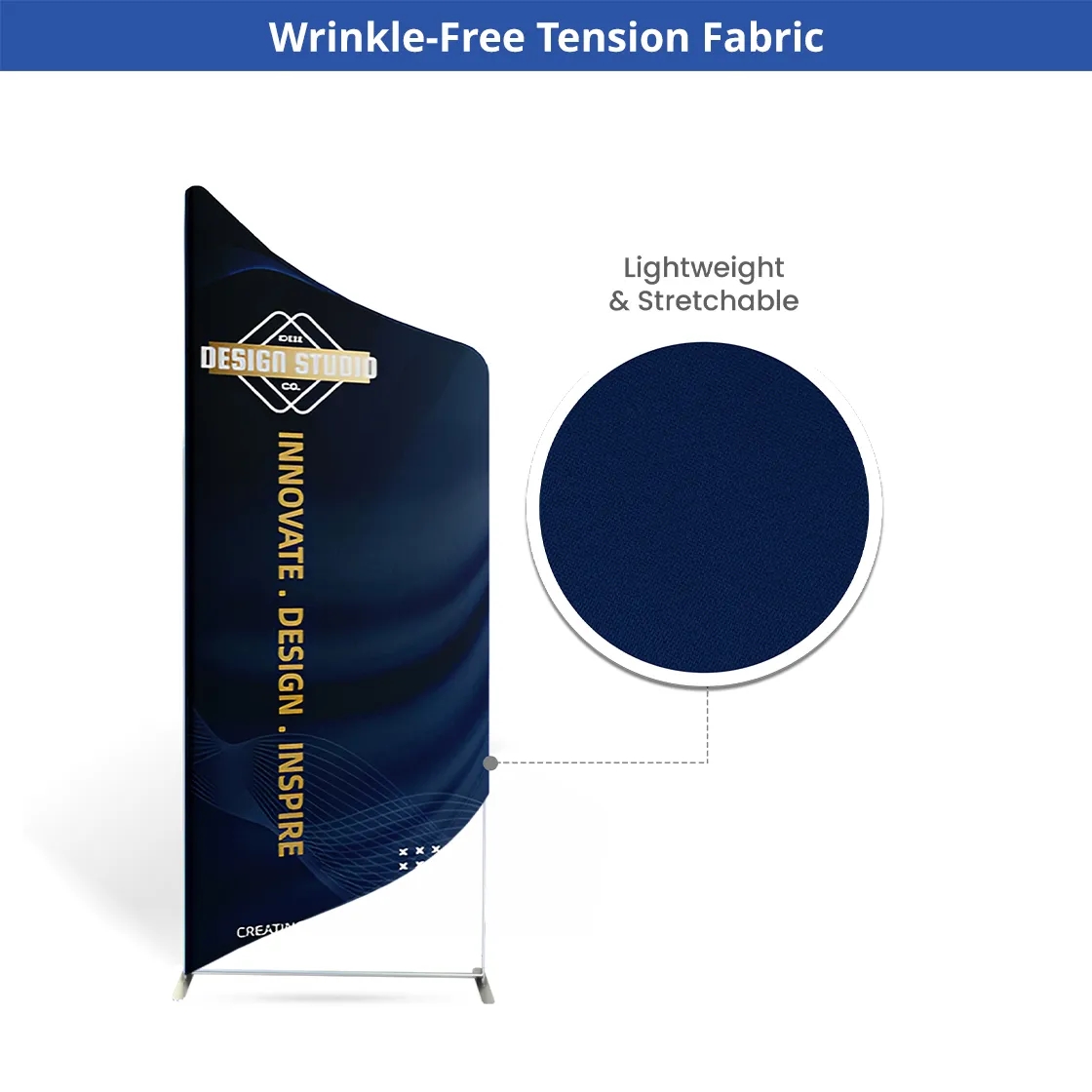20ft Magnetic Modular Fabric Displays - U Shape 9