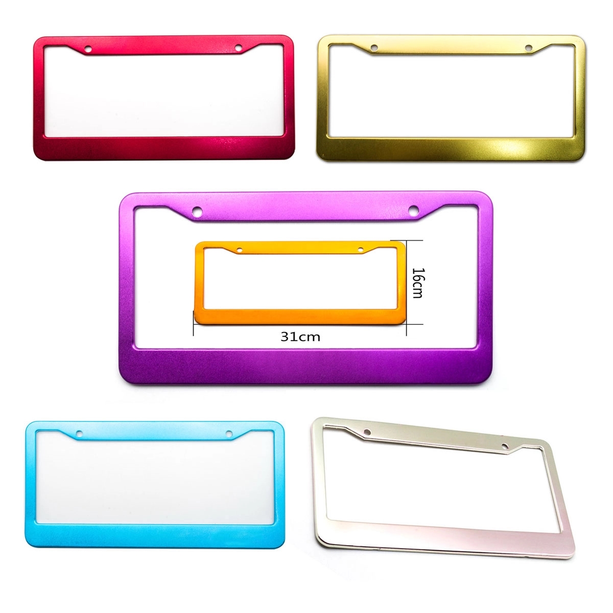 Metal License Plate Frame 2