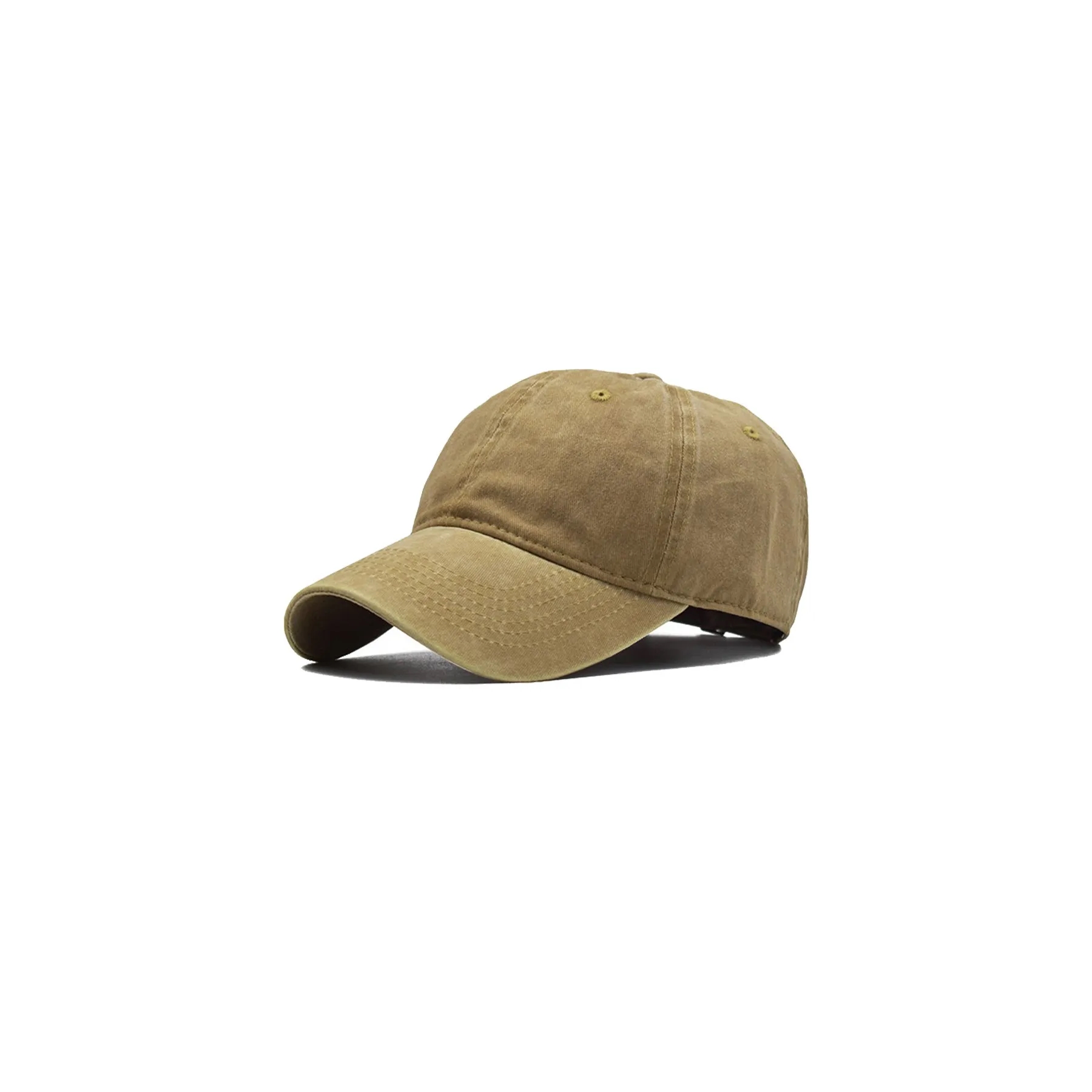 Washed Pigment Dyed Cotton Dad Baseball Cap 7