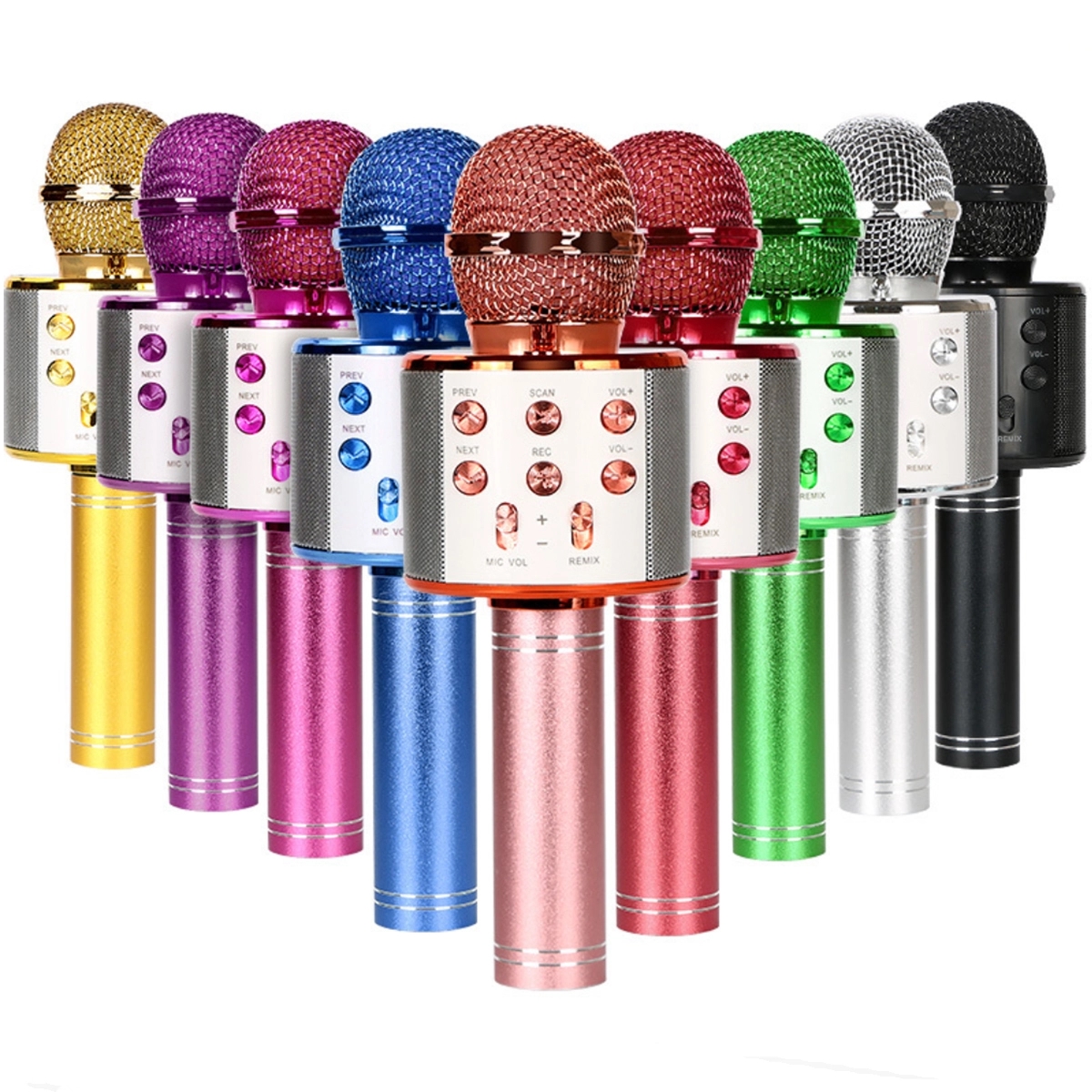 Wireless Bluetooth Karaoke Handheld Microphone 3