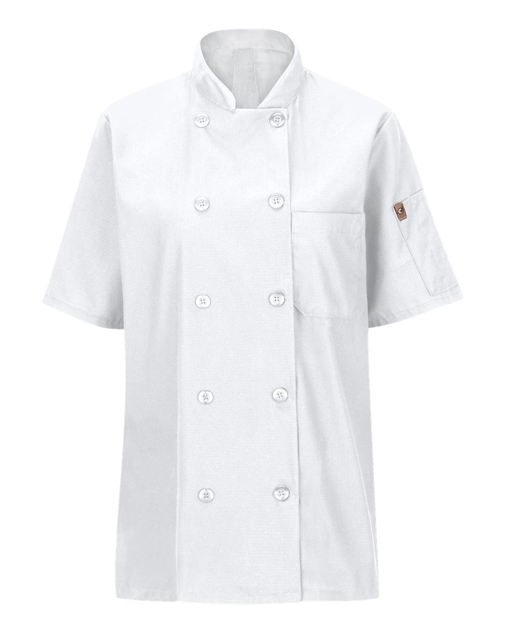 Women's Mimix™ Short Sleeve Chef Coat with OilBlok - 045X 10