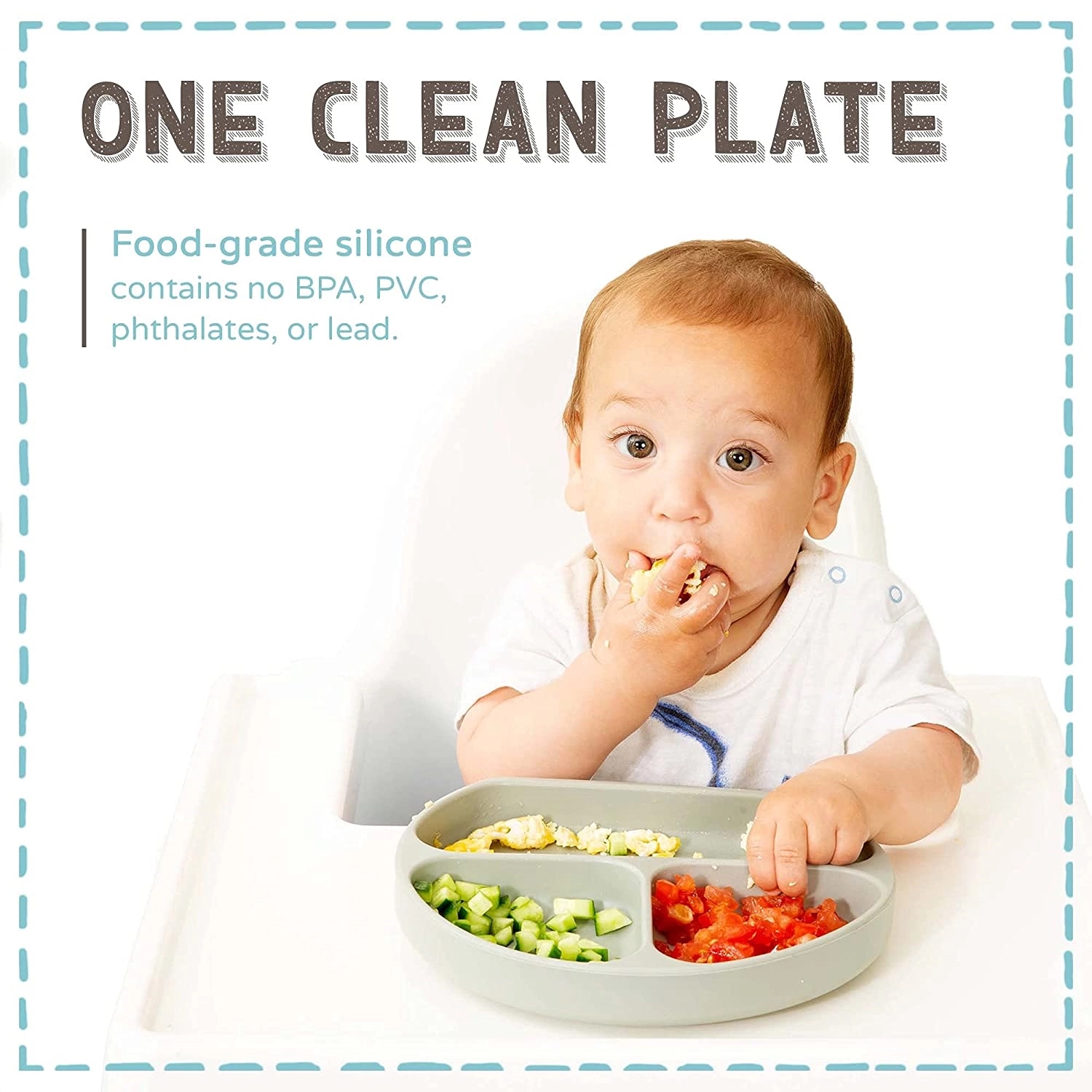 100% Silicone Suction Plate 36