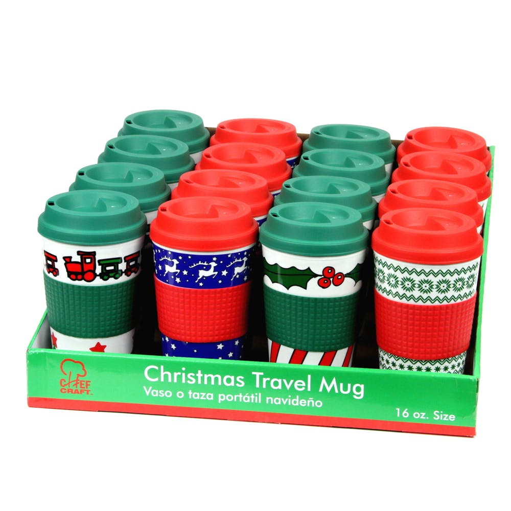 Christmas Travel Mug - 16pc 1