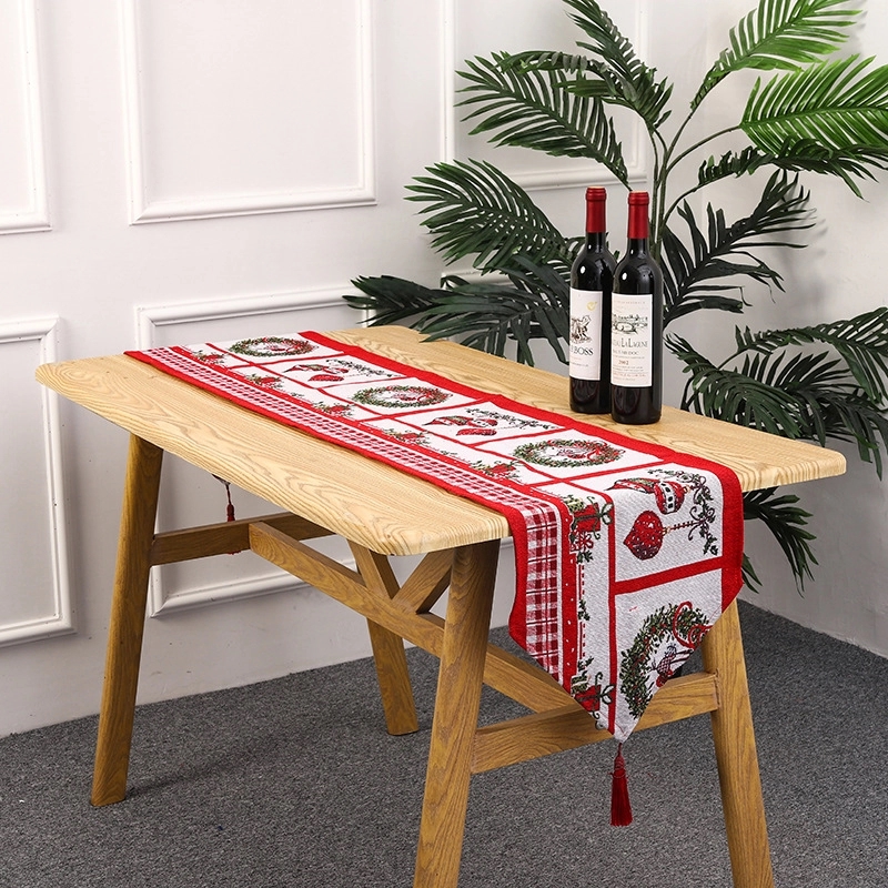 Christmas Knitted Cloth Table Runner 5
