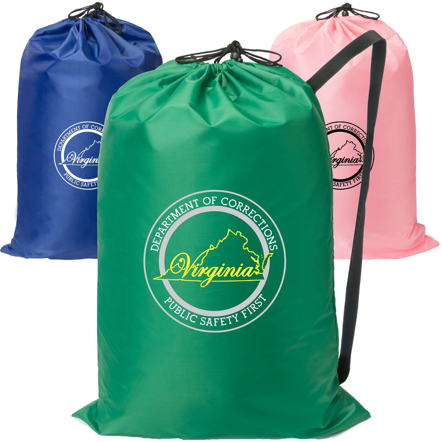Heavy Duty Extra-Large Laundry Drawstring Backpack (30" x 45") 4