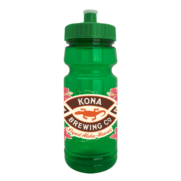 Cycle 24oz Recycled Transparent Bike Bottle w/Push-Pull Lid 42
