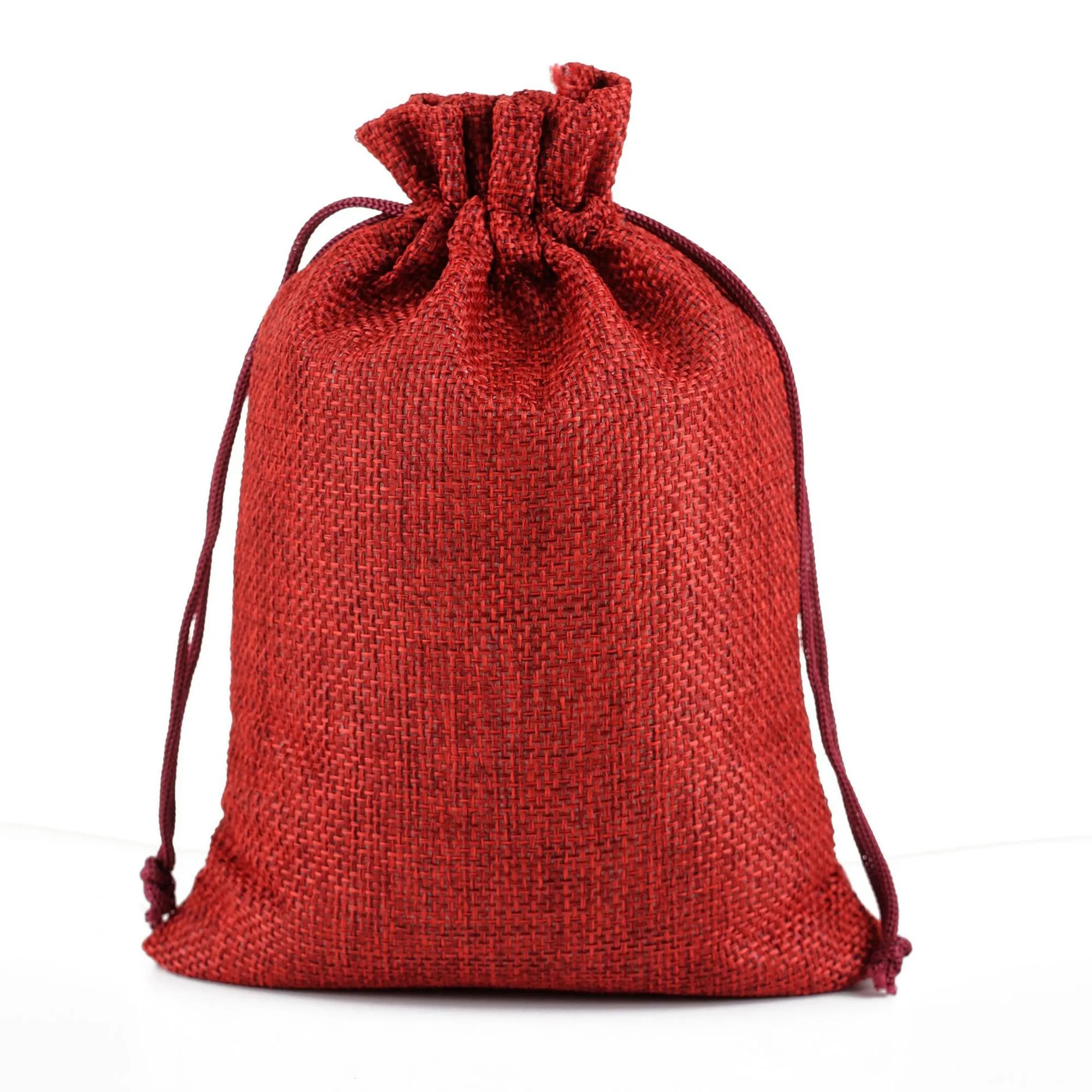 Burlap Drawstring Gift Bags 2