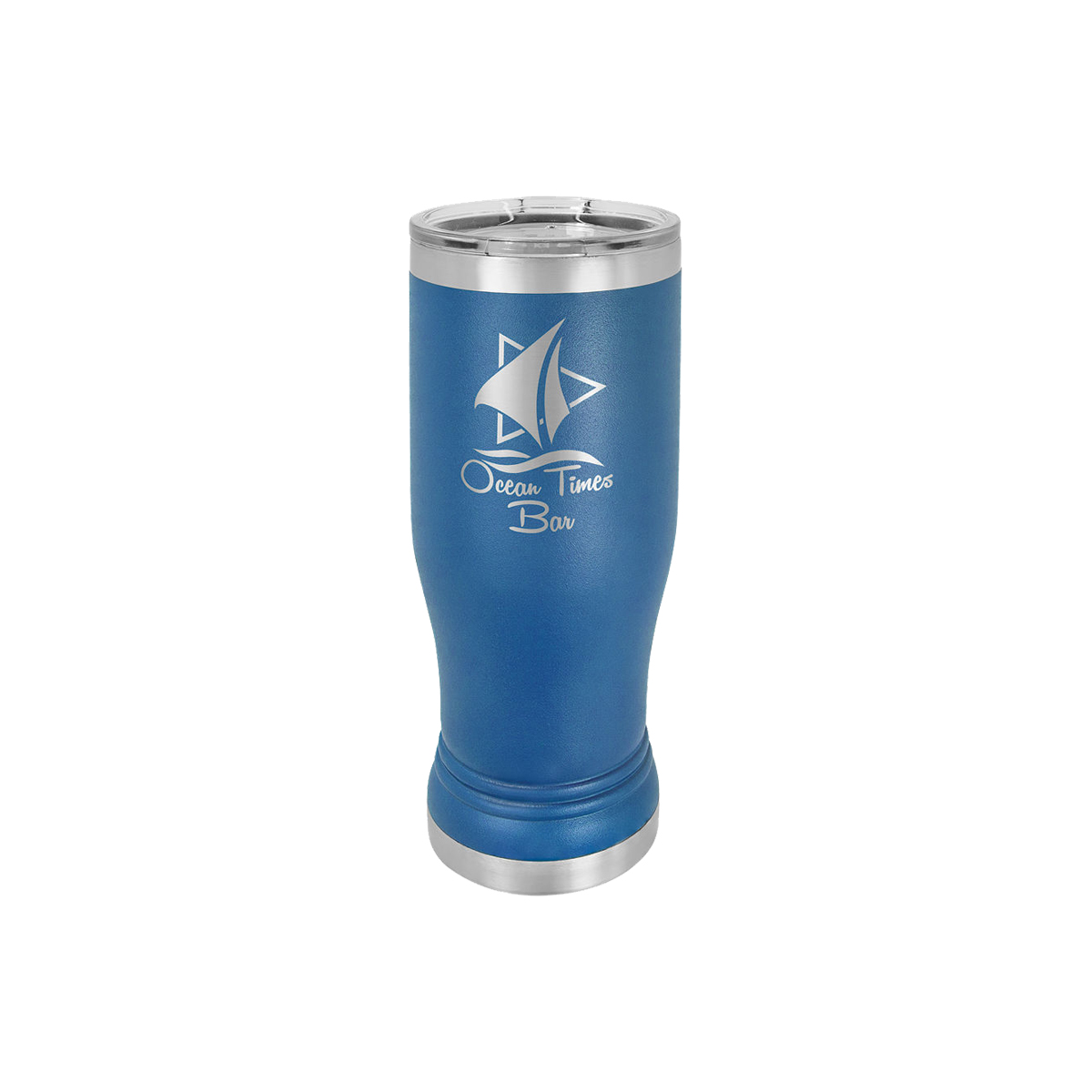 Polar Camel 14oz Stainless Steel Pilsner w/ Clear Lid 10