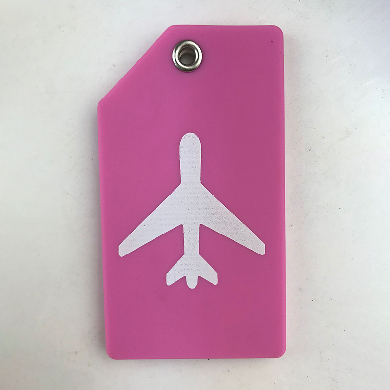 Silicone Luggage Tag with Name ID Card 3