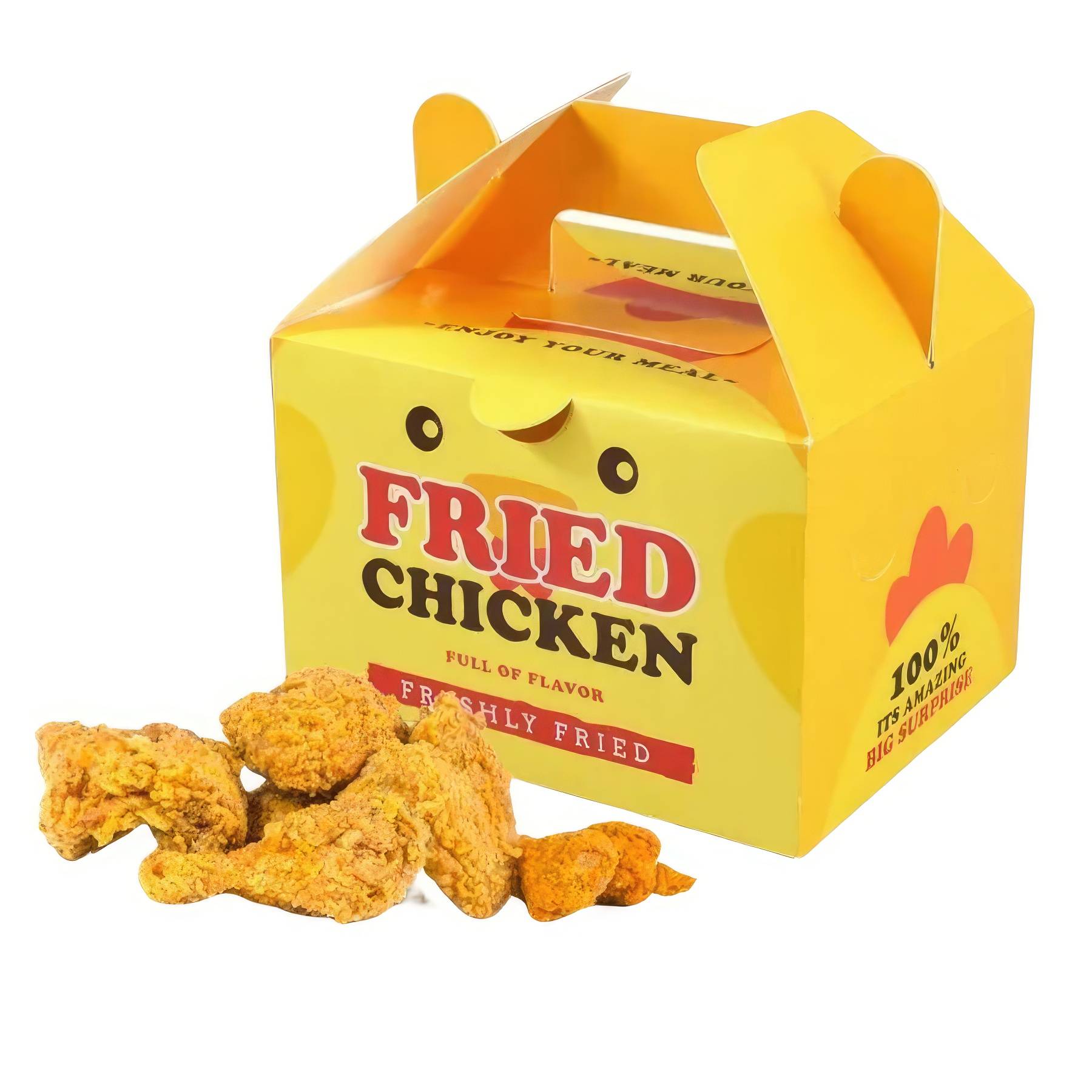 Custom Printed Fried Chicken Bucket Paper Box Container 3