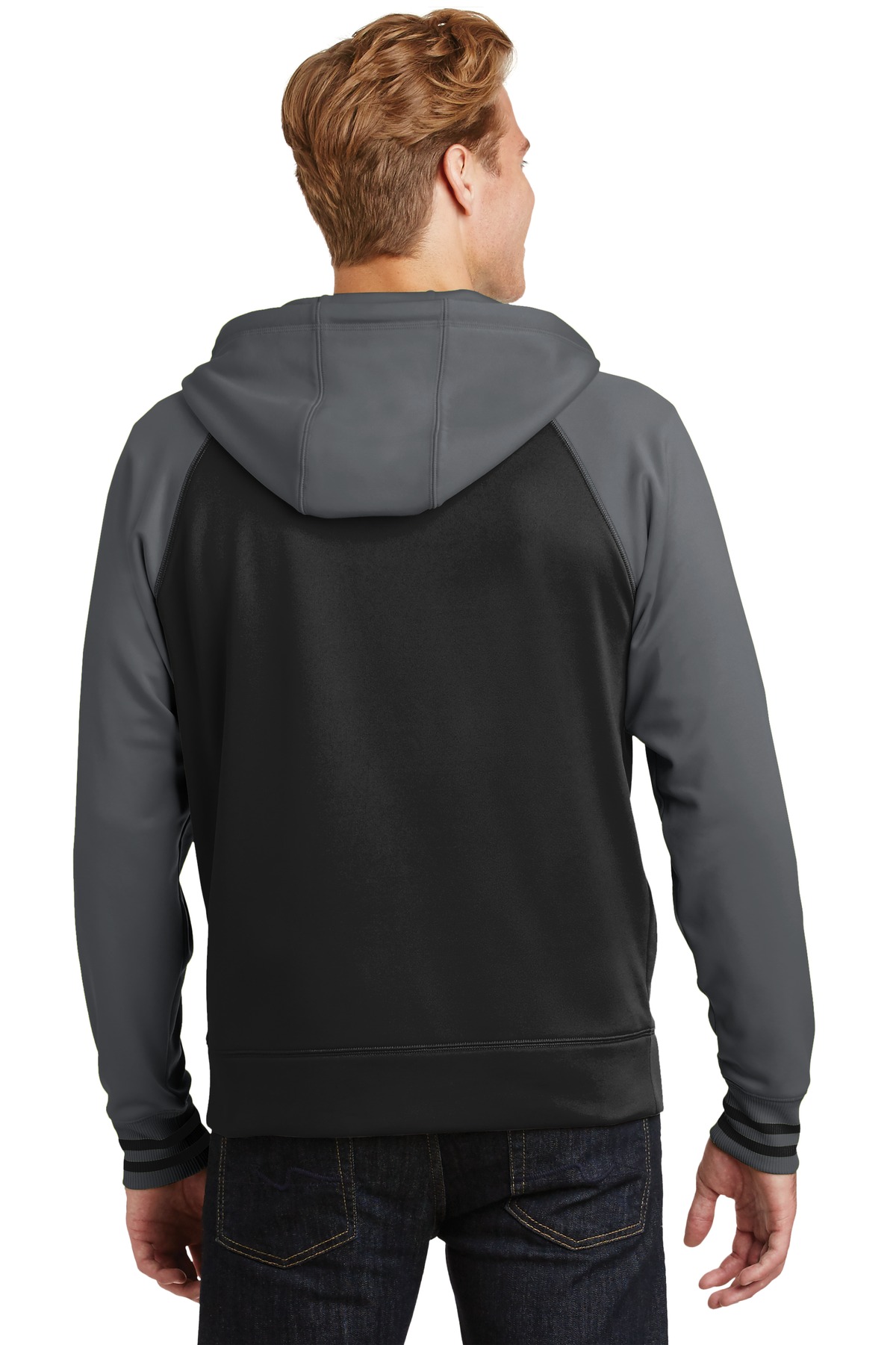 Sport-Tek Sport-Wick Varsity Fleece Full-Zip Hooded Jacket. ST236 32