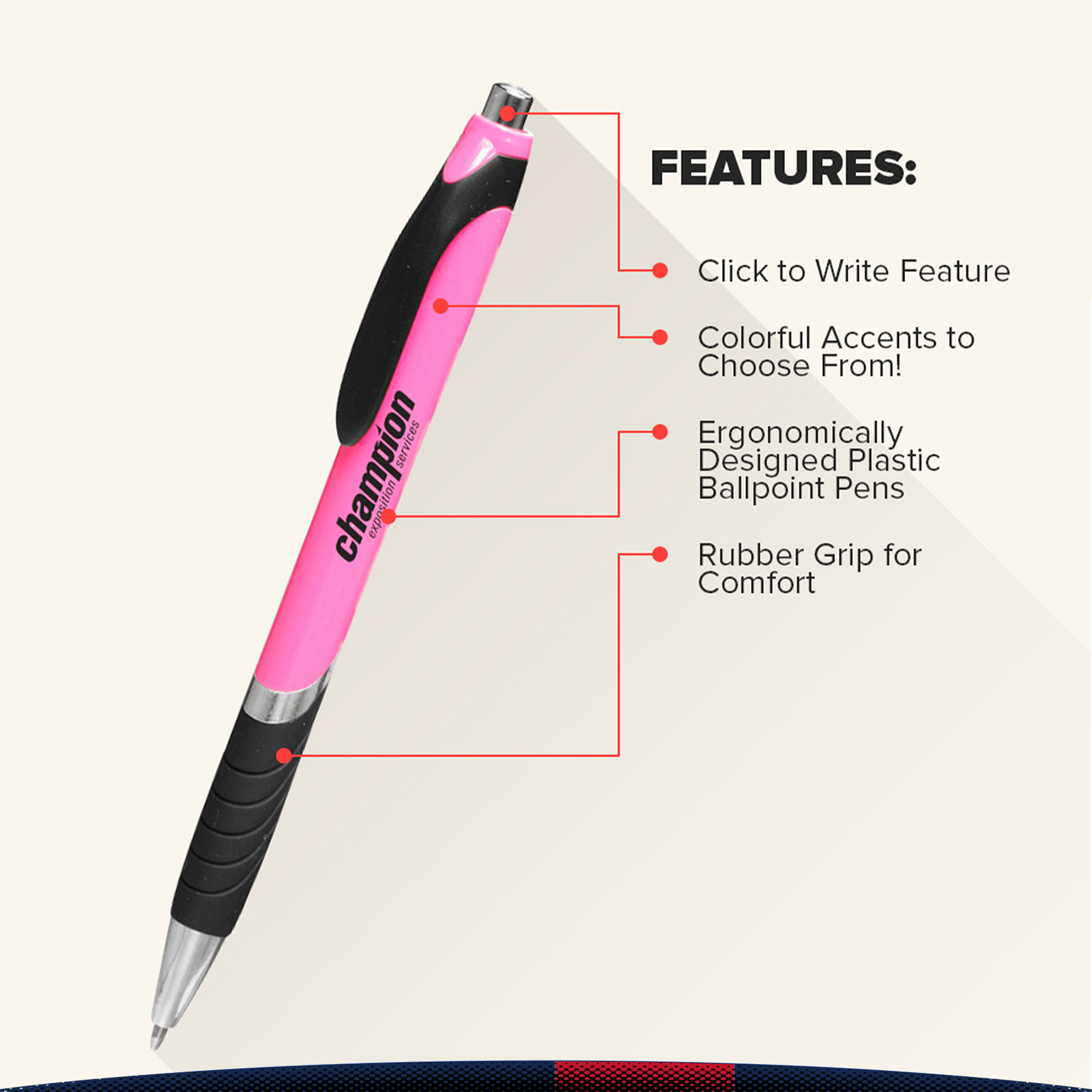 Louis Rubber Grip Ballpoint Pen 11