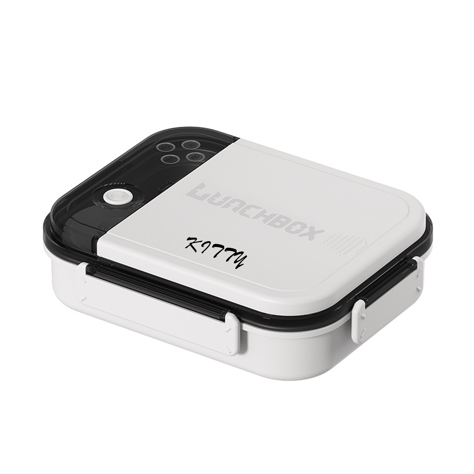 Stainless Steel 4-Compartment Lunch Box 3