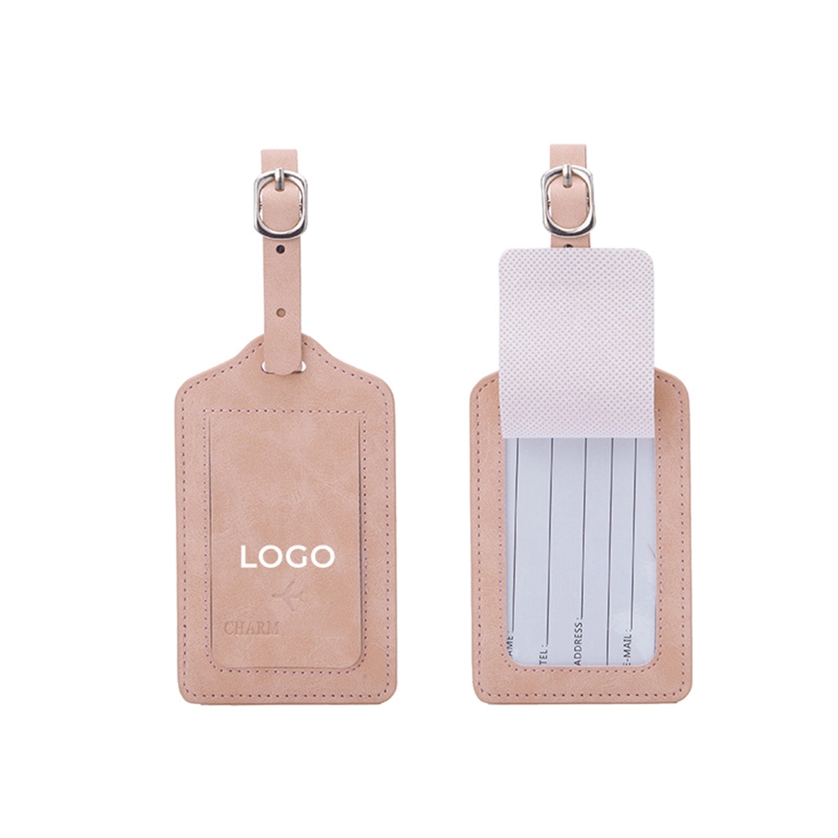 Premium Pu Leather Luggage Tags 2
