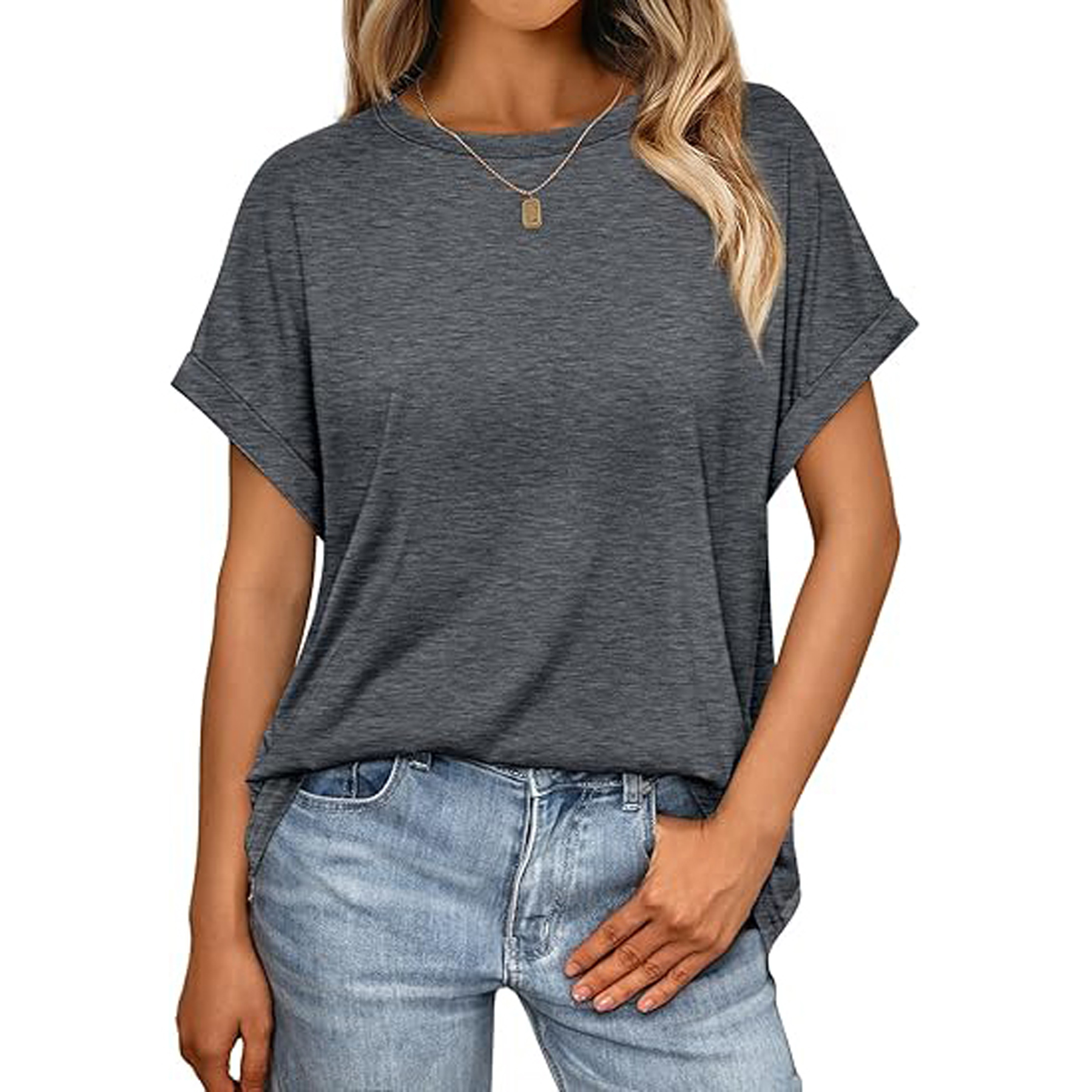 Women's Summer Top Oversized Short Sleeve 4