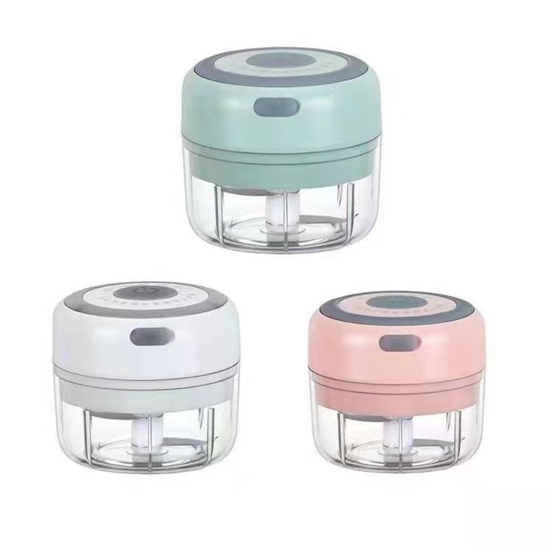 Kitchen Electric Chopper Garlic Press 2
