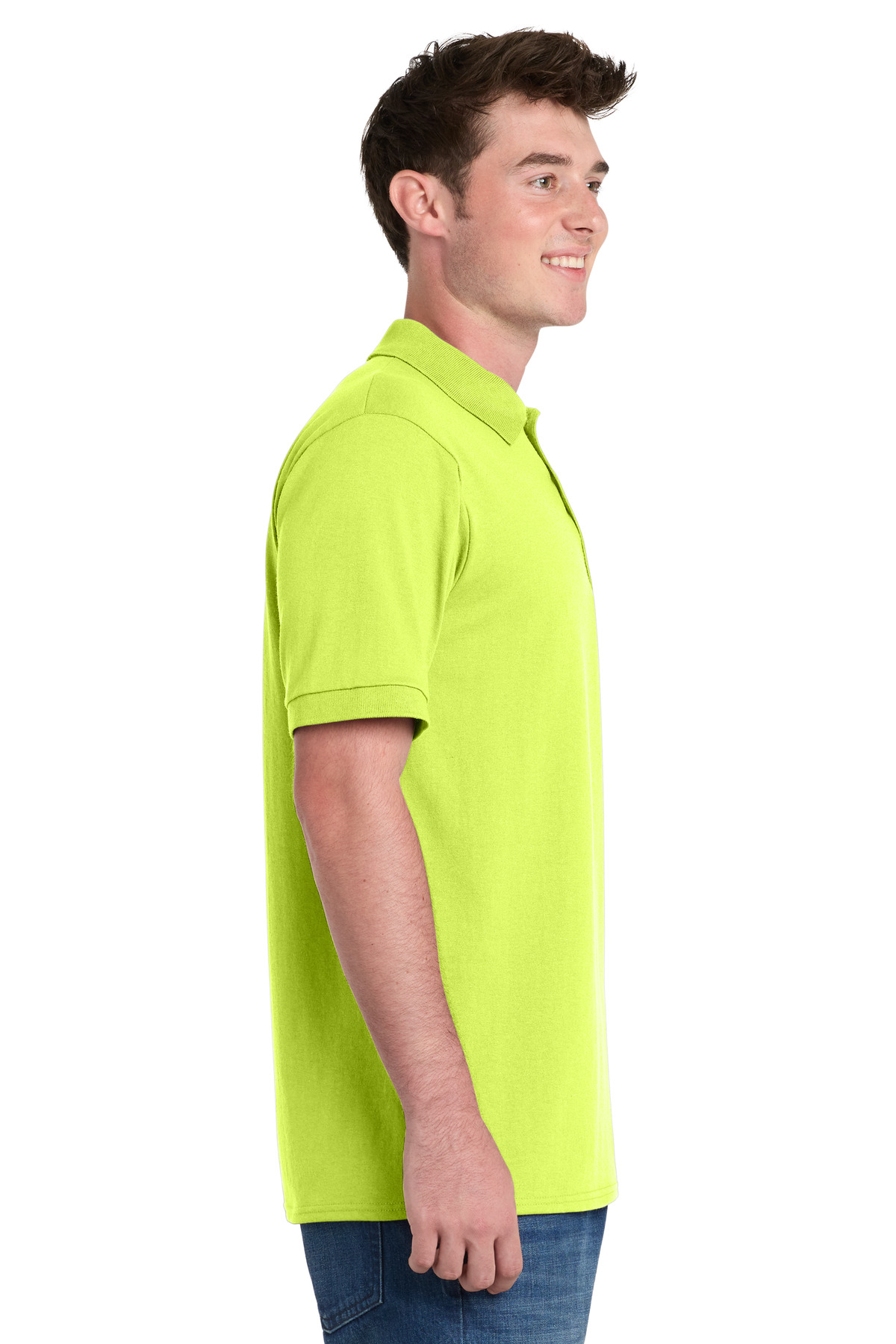 Port & Co Core Blend Jersey Knit Pocket Polo. KP55P 76