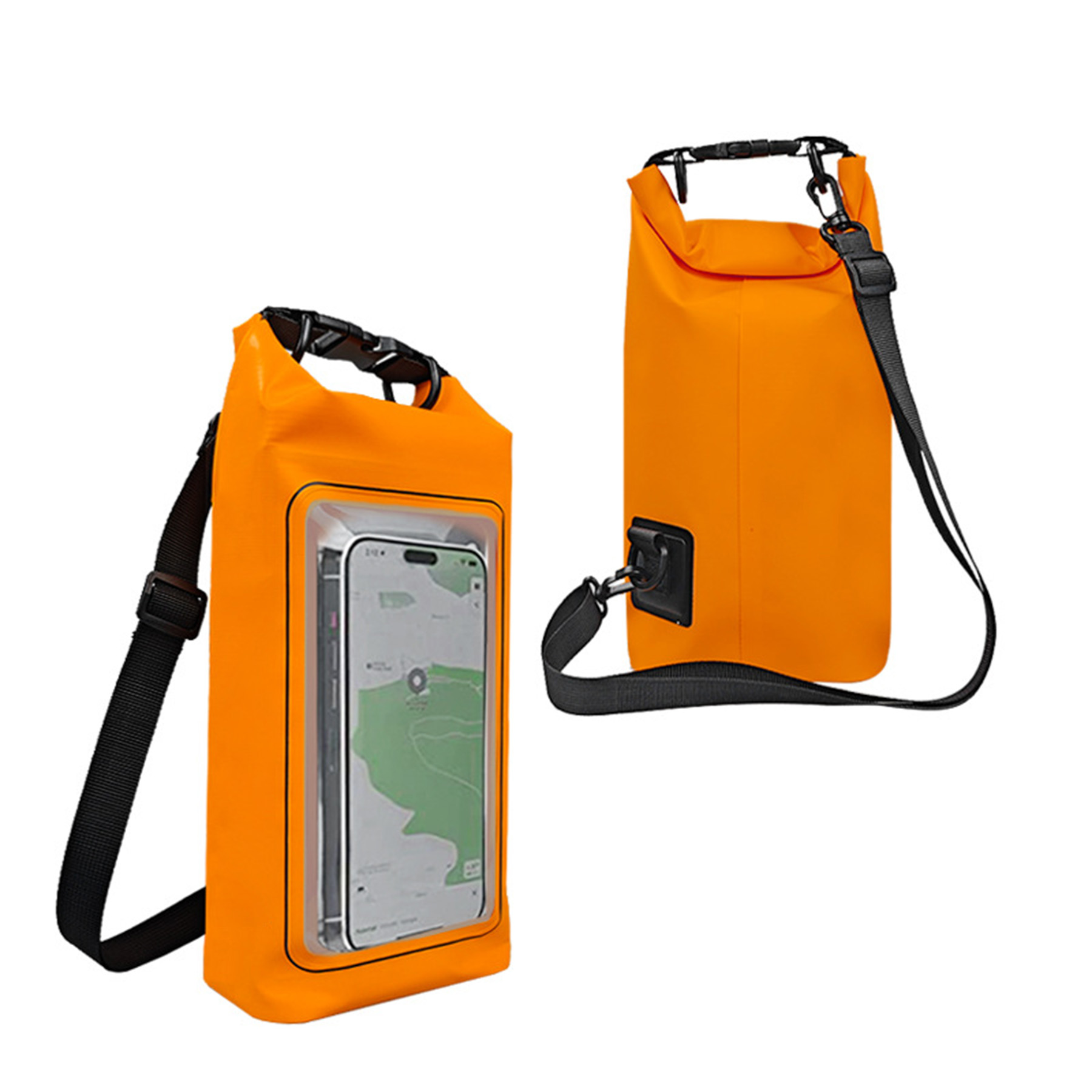 Roll Top Waterproof Backpack Straps 7