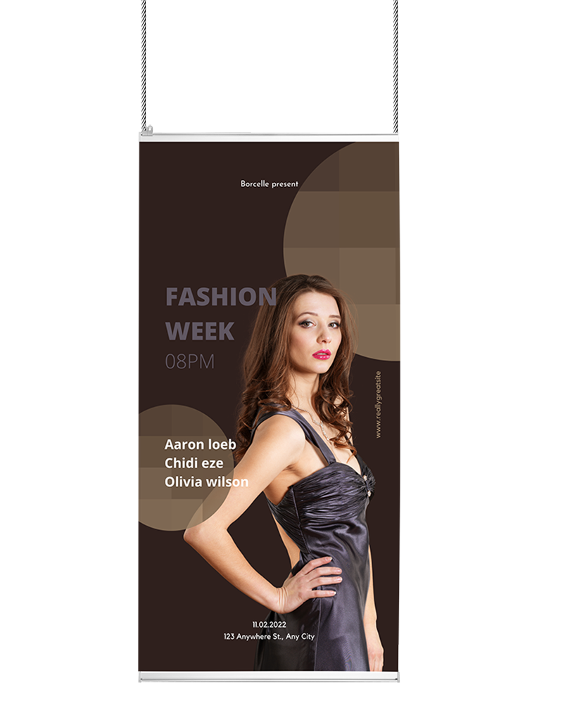 Hanging Banner/ Sign & Hardware - Full Color Print 4