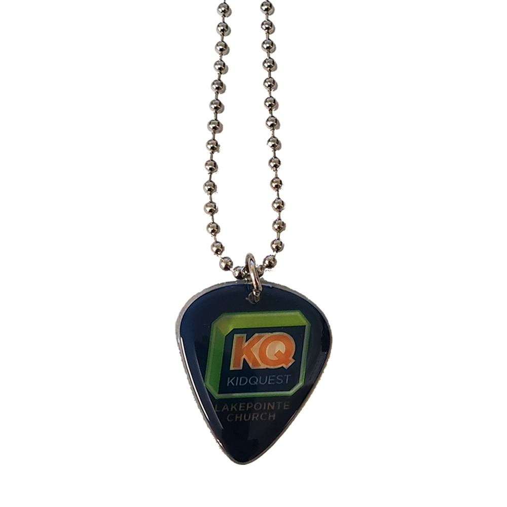 Guitar Pick / Plectrum, Standard Size Pick on Ball Chain Necklace 3