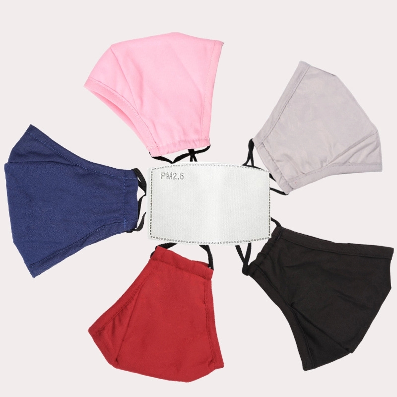 Multi-use cotton 3-lay mask with filer 7