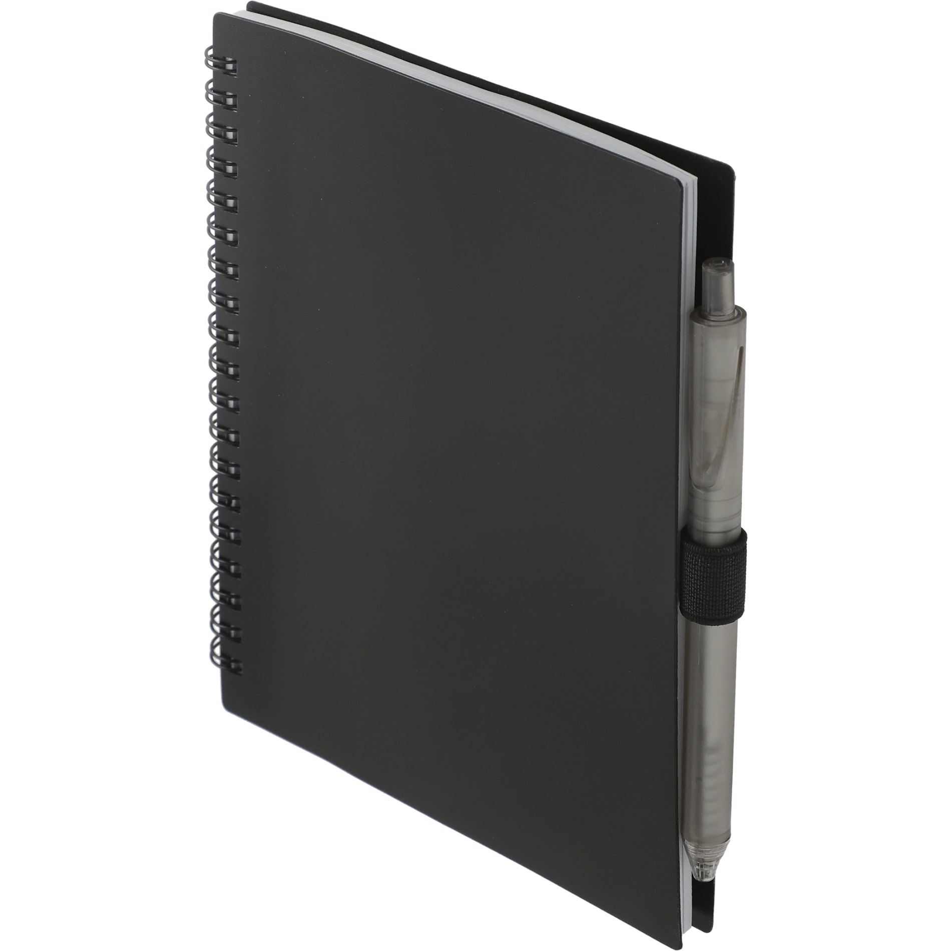 FSC® Recycled 5.5” x 7” Spiral Notebook w/ RPET Pe 163