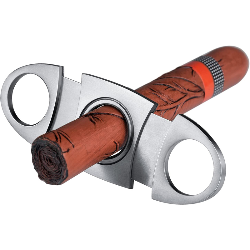 Stainless Steel Cigar Cutter Guillotine 3