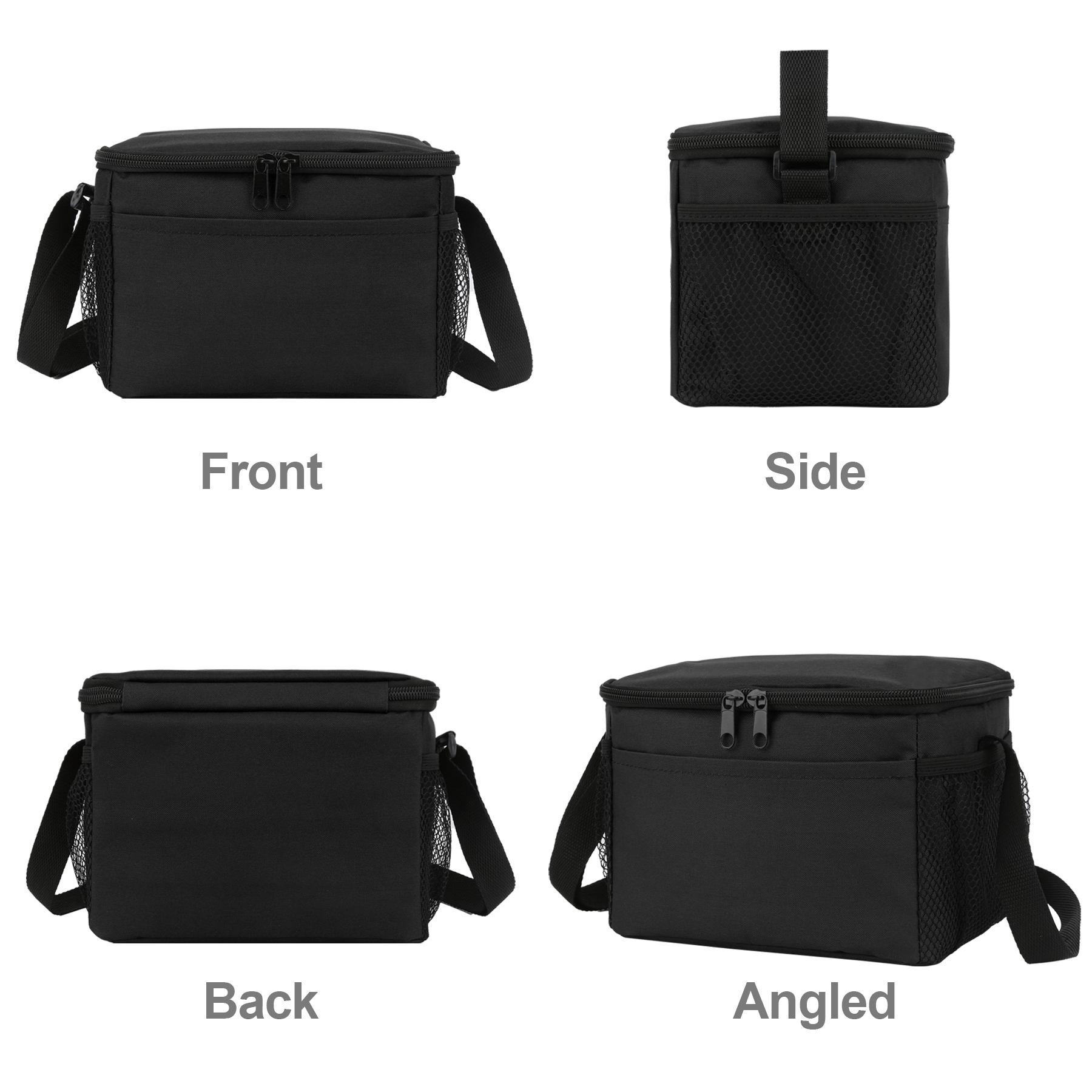 Premium Insulated 6-Can Lunch Cooler Bag 14