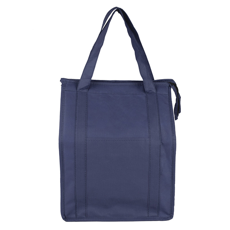 12"W x 16"H x 10"Gusset - "SUPER COOLER" Large Insulated Cooler Zipper Tote Bag 43