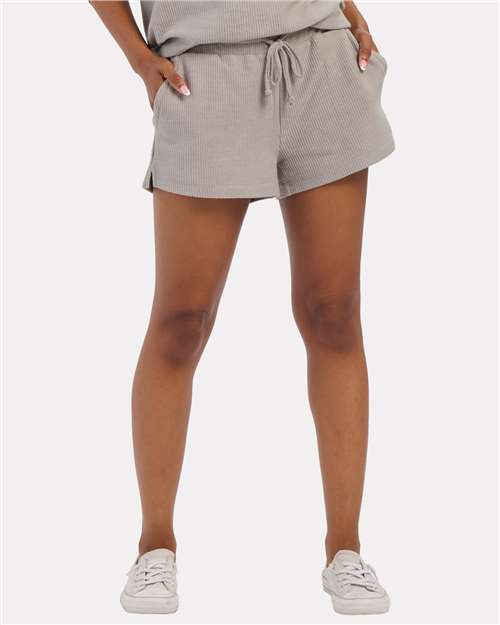 Women's Rib Knit Corded Shorts - BW6506 18