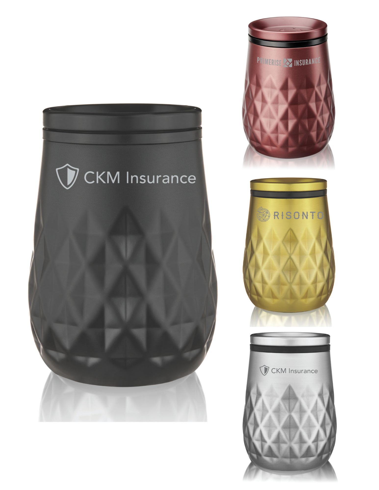 Viski® Paragon Stainless Steel Wine Tumbler 2