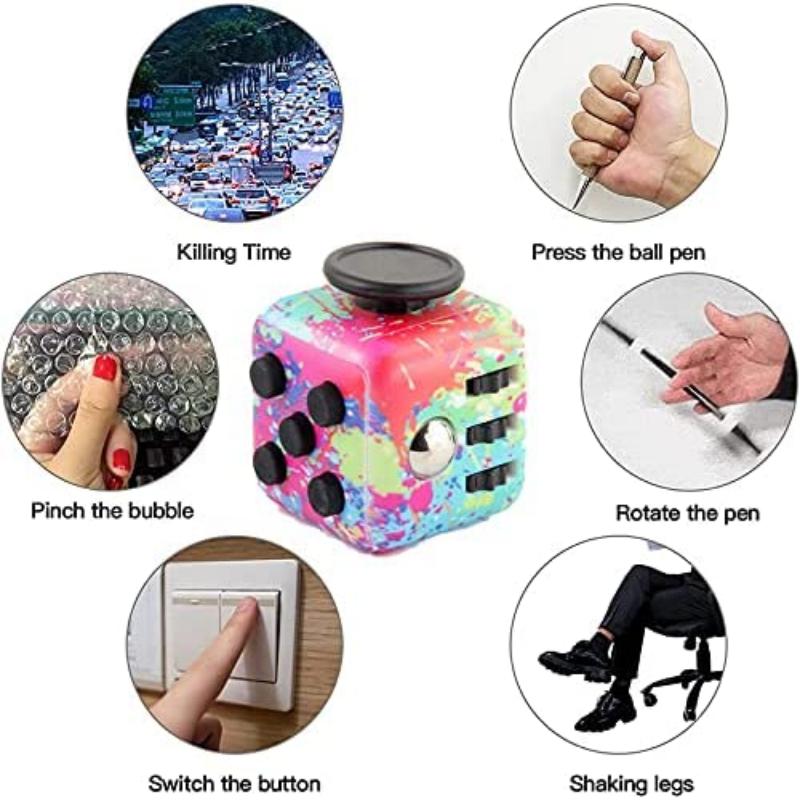 Personalized Cube Dice Fidget Stress Reliever Toy 5