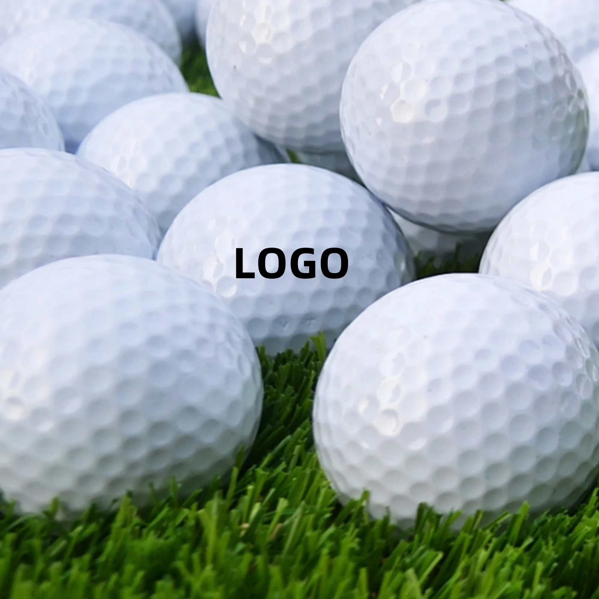 Custom White Golf Practice Ball 1