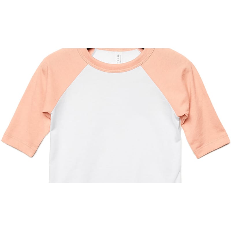 Bella + Canvas Toddler 3/4-Sleeve Baseball T-Shirt 11