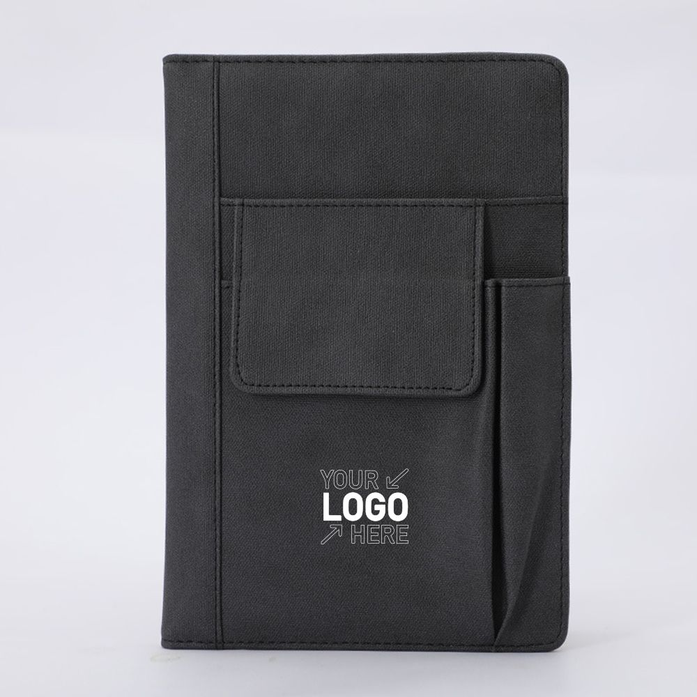 Multi-Pocket Pu Leather Notebook 6