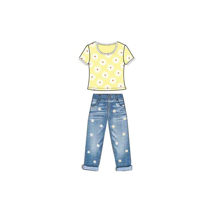 Girls Denim Sets - Assorted Sizes 72pcs