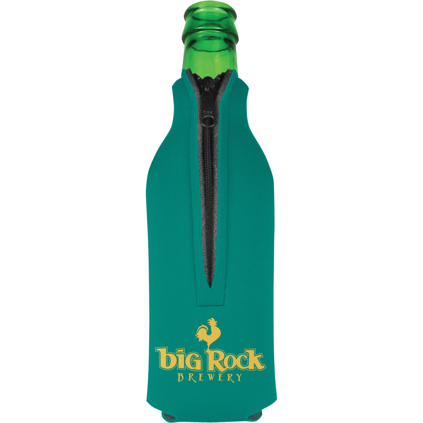 Bottle Zipper Scuba can cooler, custom koozie with logo imprint 3