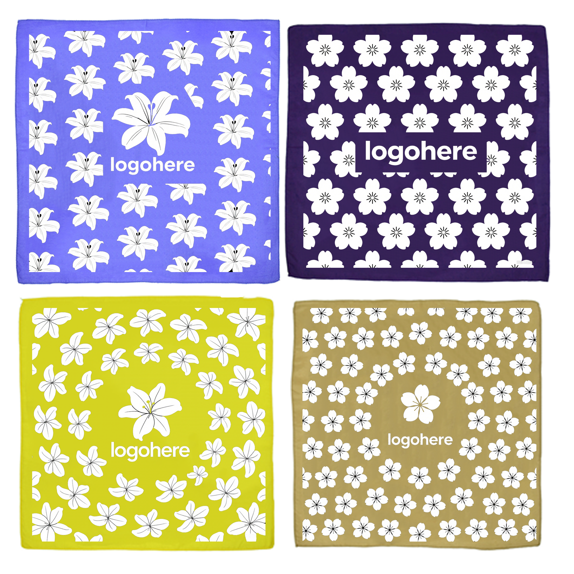 MOQ 100 pcs Breathable Polyester Bandana Scarf 8