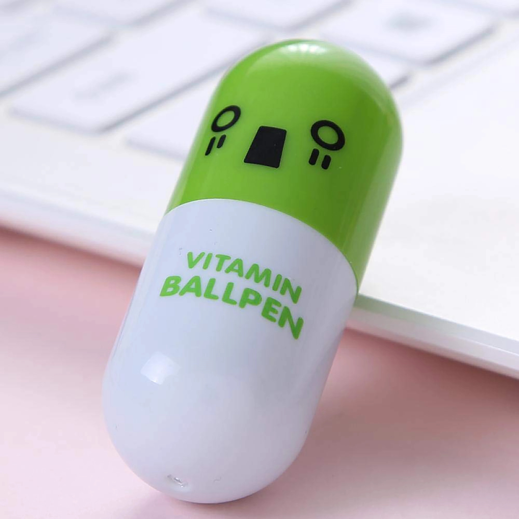 Retractable Capsule Ballpoint Pen 2