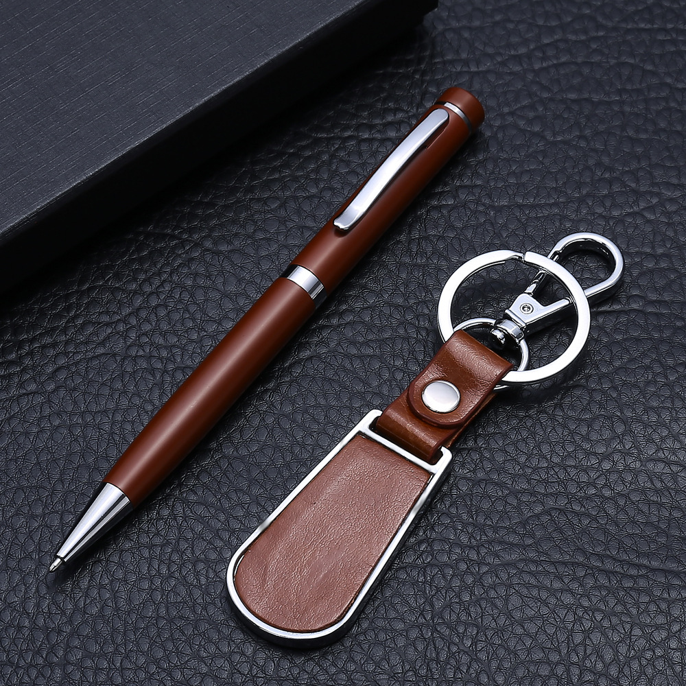 2-Piece Gift Set Metal Signature Pen and Key Chain 5