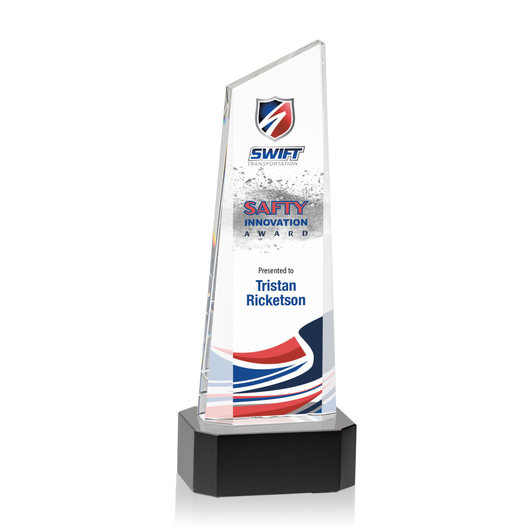 Belmont Tower VividPrint™ Award on Padova - Black 6