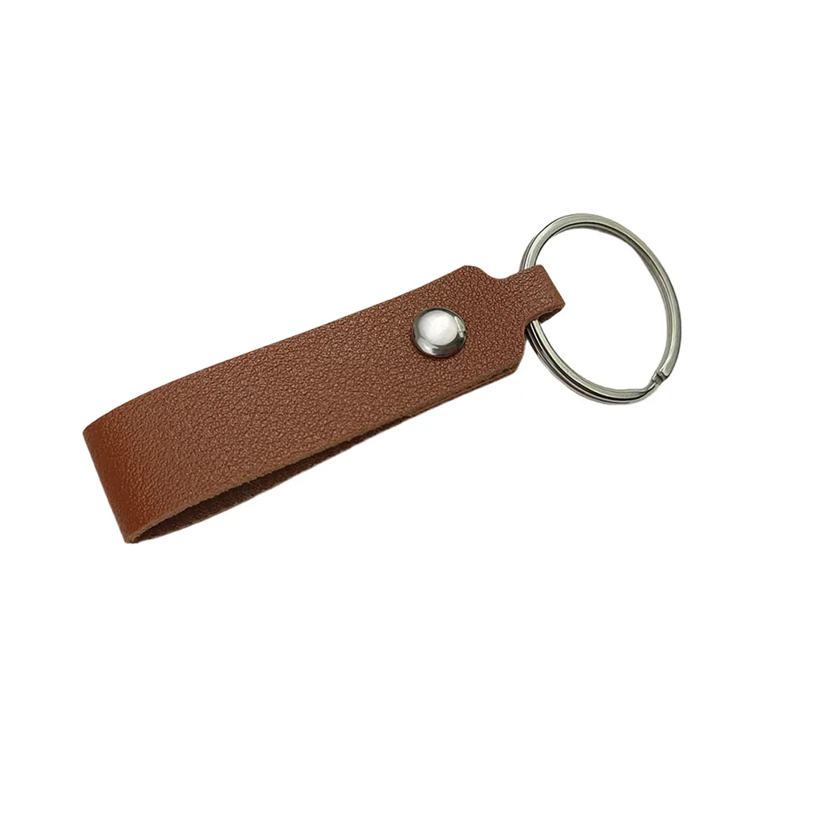 Striped Leather Keychain for Office and Travel 11