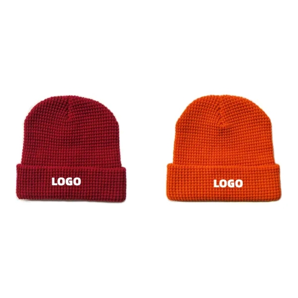 Winter knitted striped hat 7