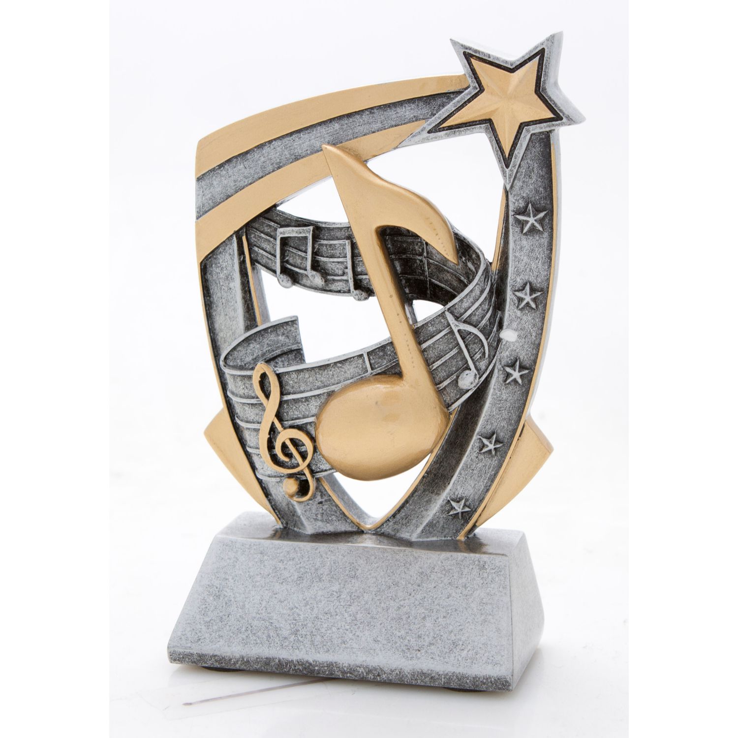 Music 3-D Star Resin 2