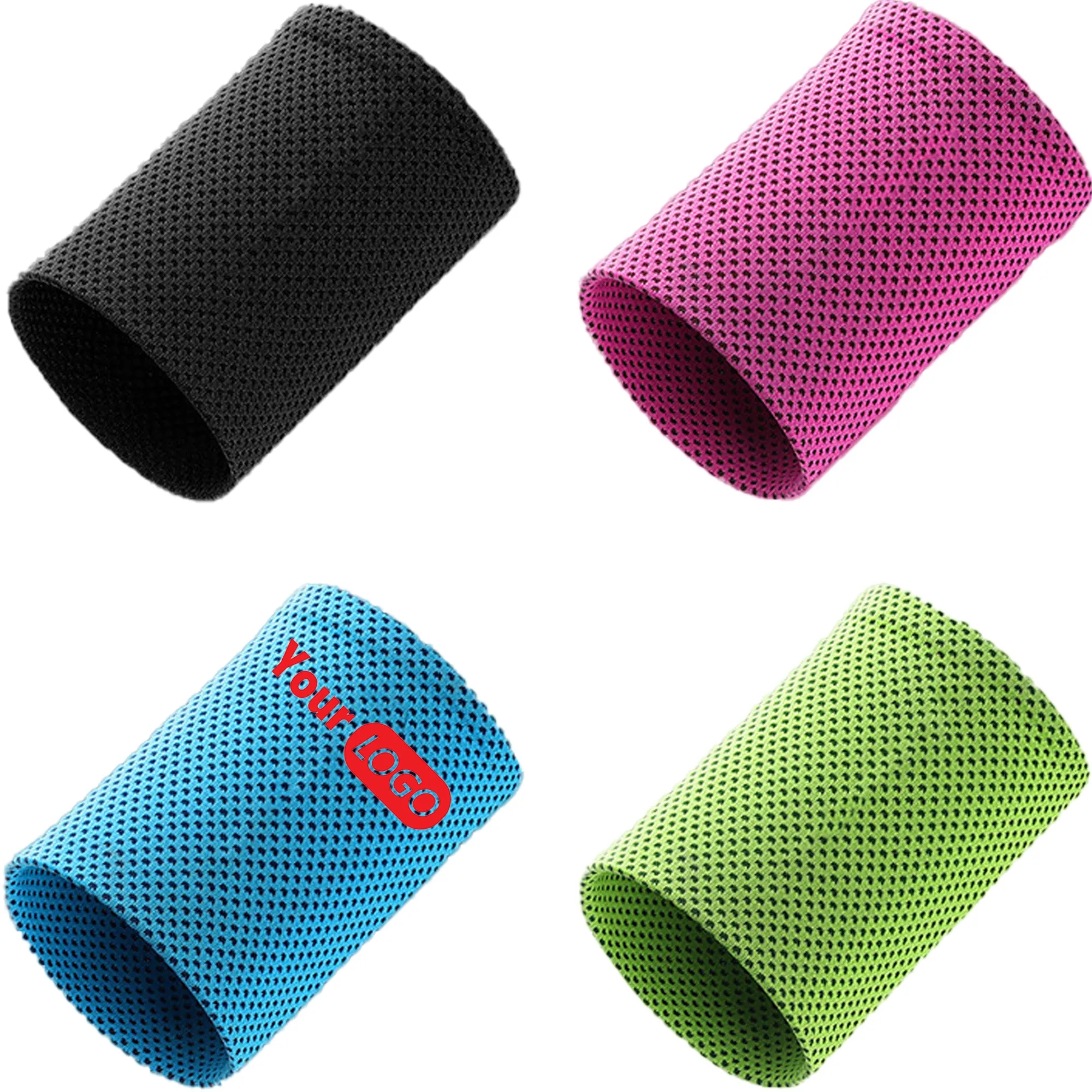 Ice Cooling Sweat Absorbing Wrist Brace Sweatband 4