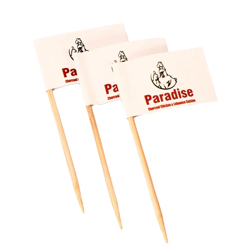 Custom Toothpick Flag With 4" Stick 5