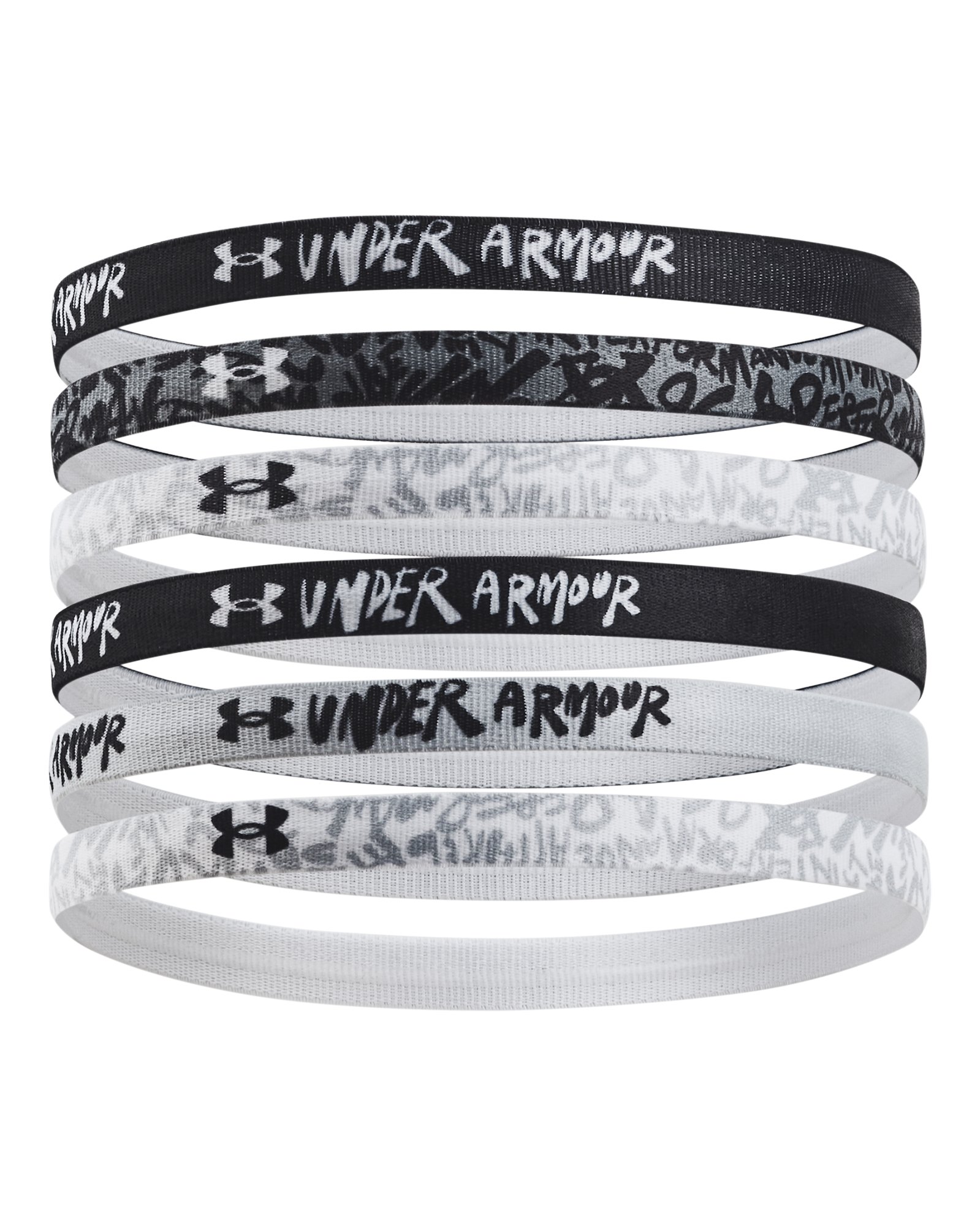 UA Graphic Girls' 6 Pack Headbands 11