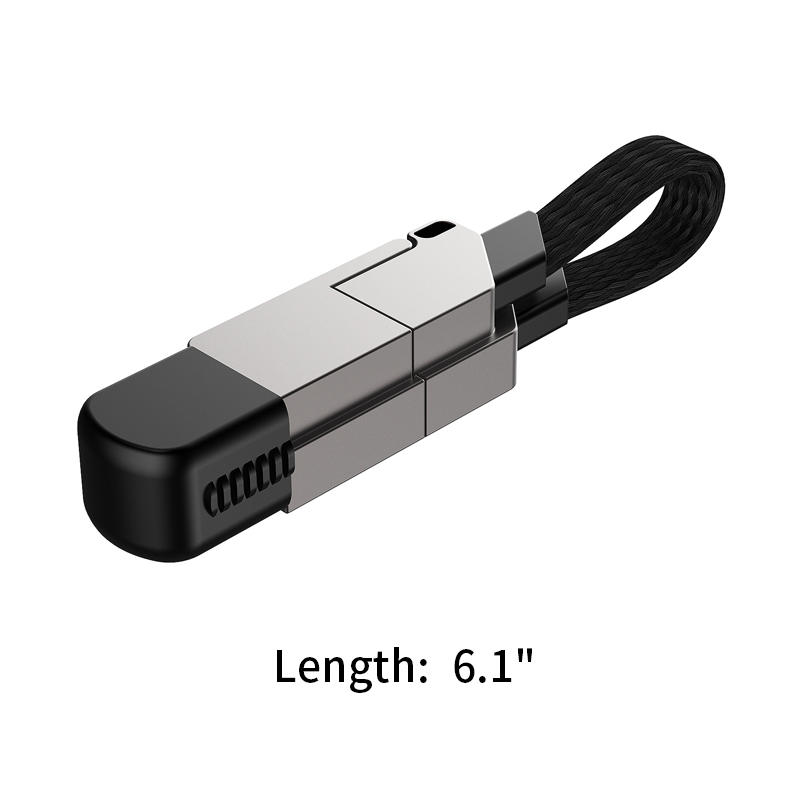 4 in 1 Short USB C Fast Charging and Data Syncing 2